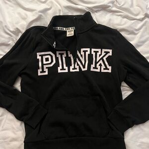 Pink by Victoria Secret half zip medium